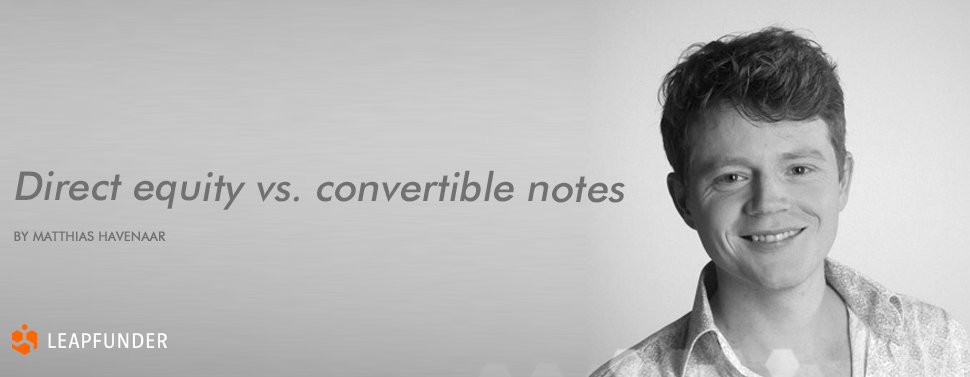 Equity vs. convertible notes