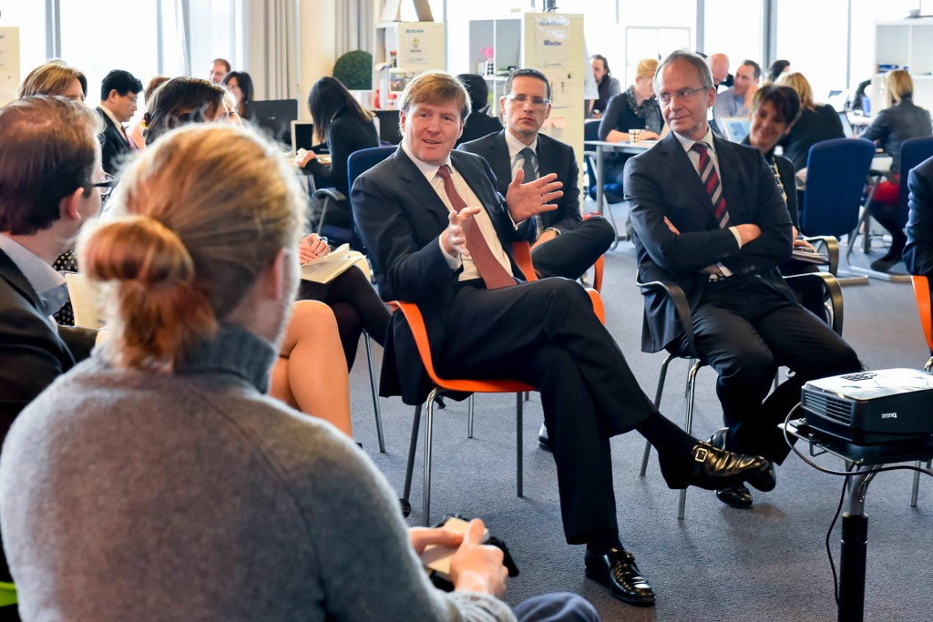 His Majesty King Willem-Alexander visits Startupbootcamp HighTechXL