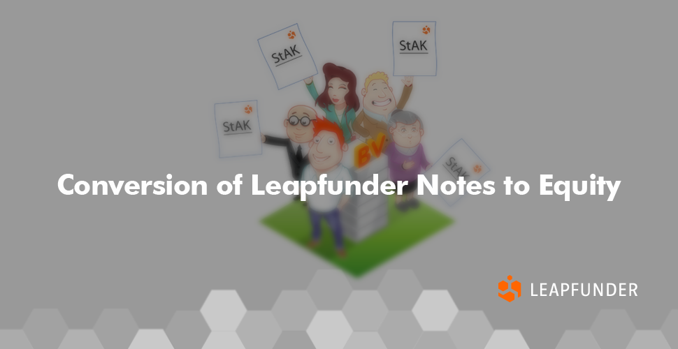 Conversion of Leapfunder Notes to Equity